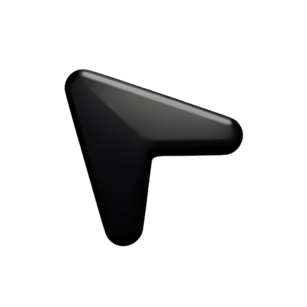 Cursor 3d element png