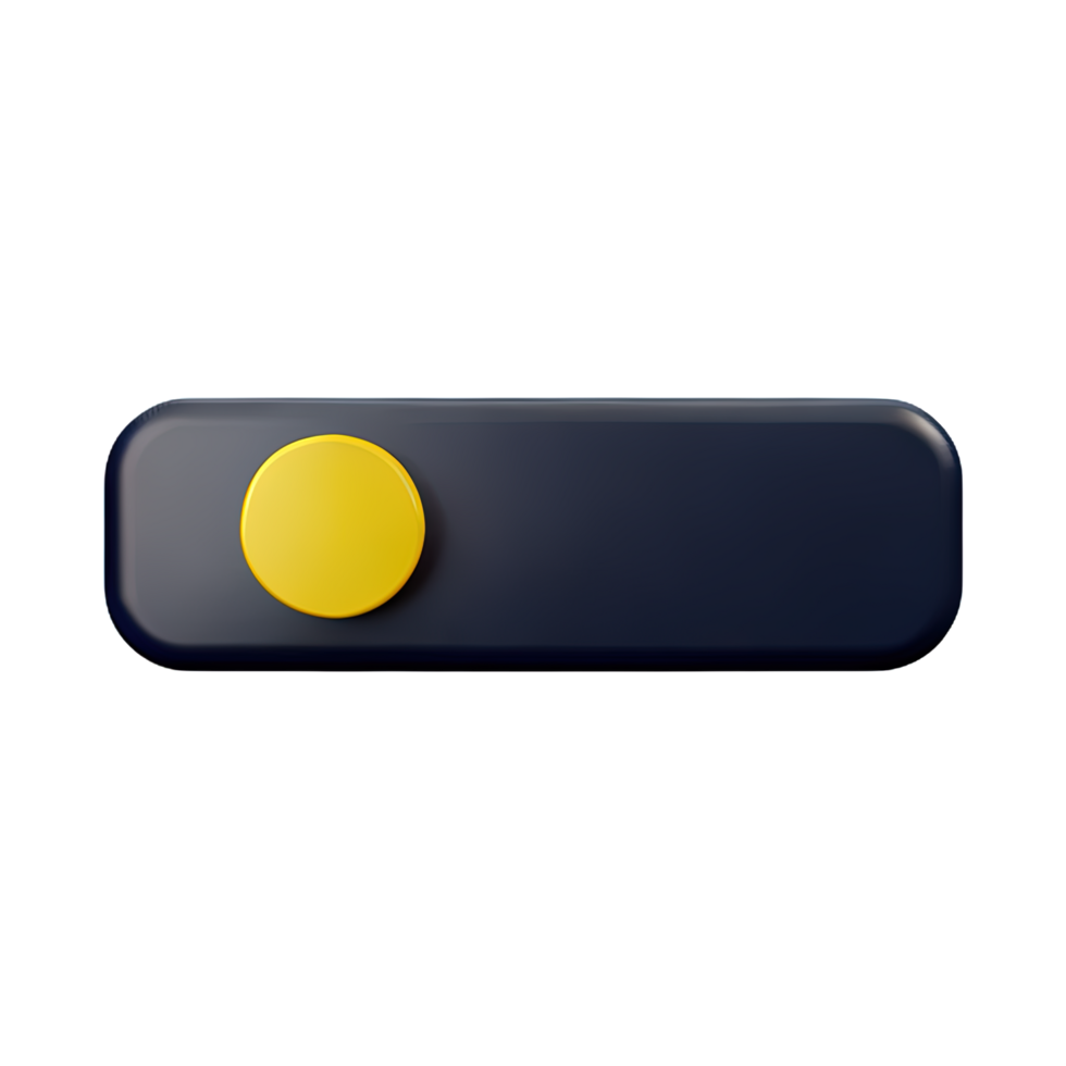 rectangle Button 3d element png
