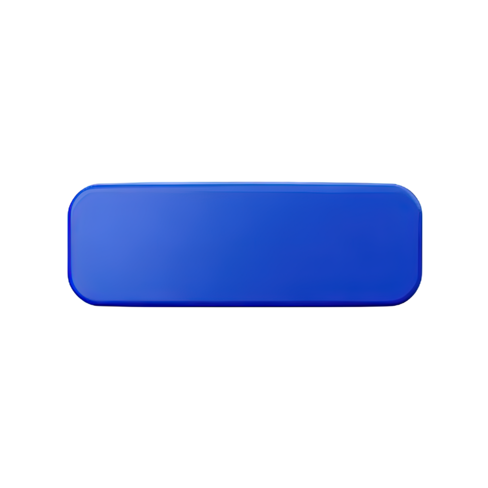 rectangle Button 3d element png