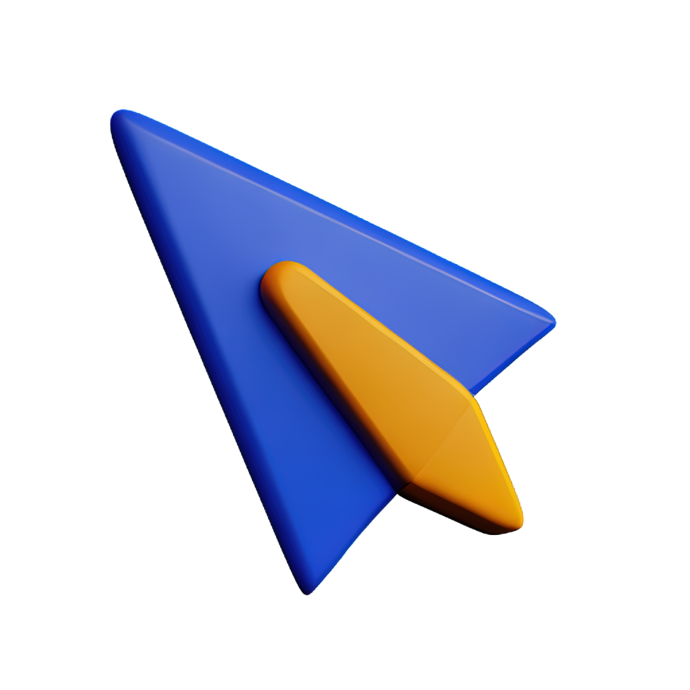 Cursor 3d element png