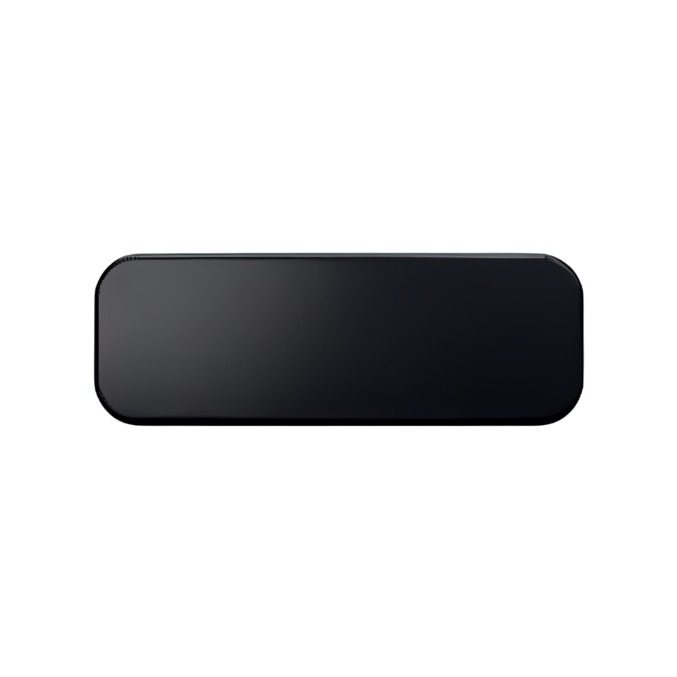 rectangle Button 3d element png