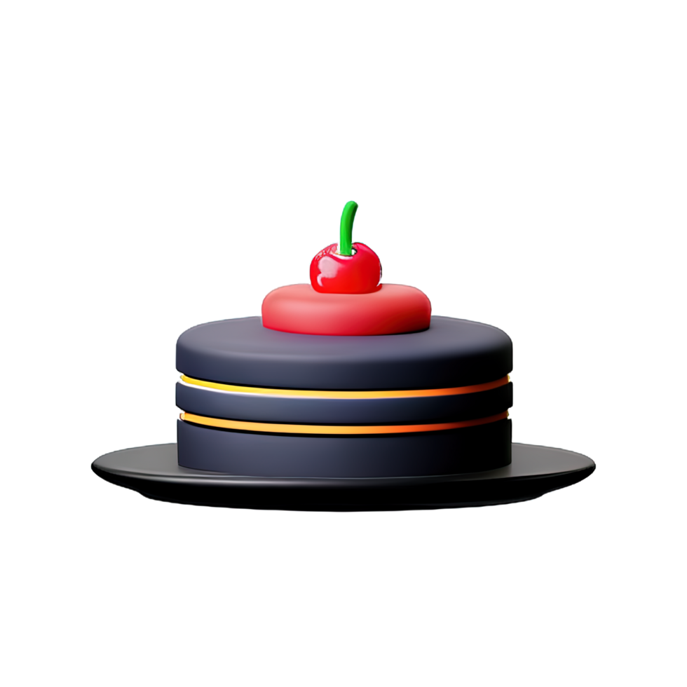 Cake 3D element png