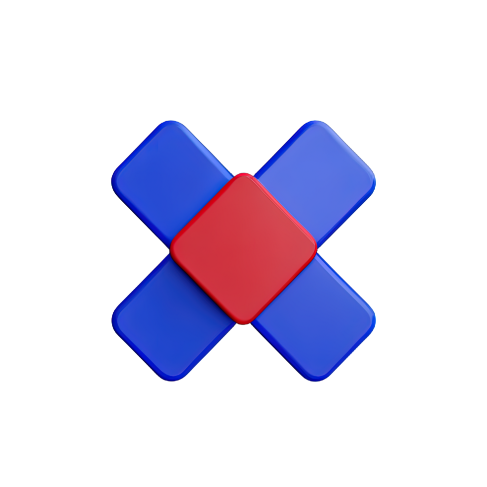 3d icon cross mark png
