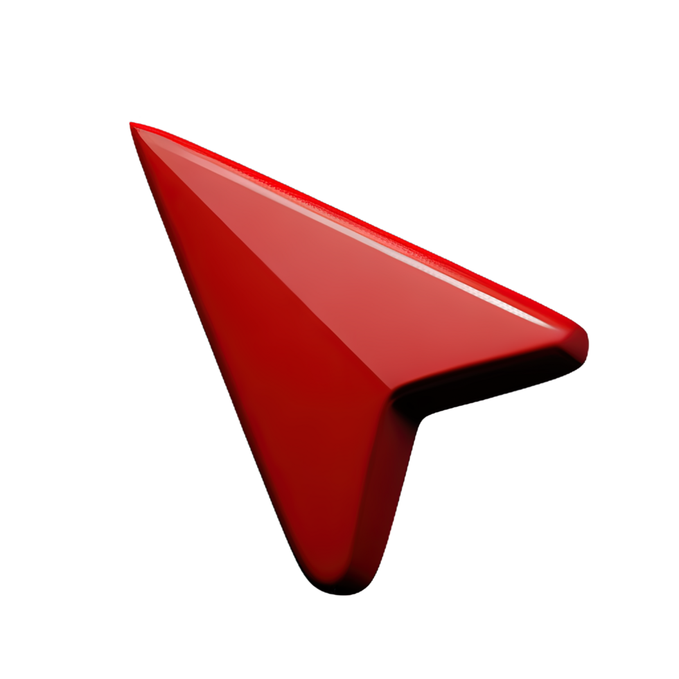 Cursor 3d element png