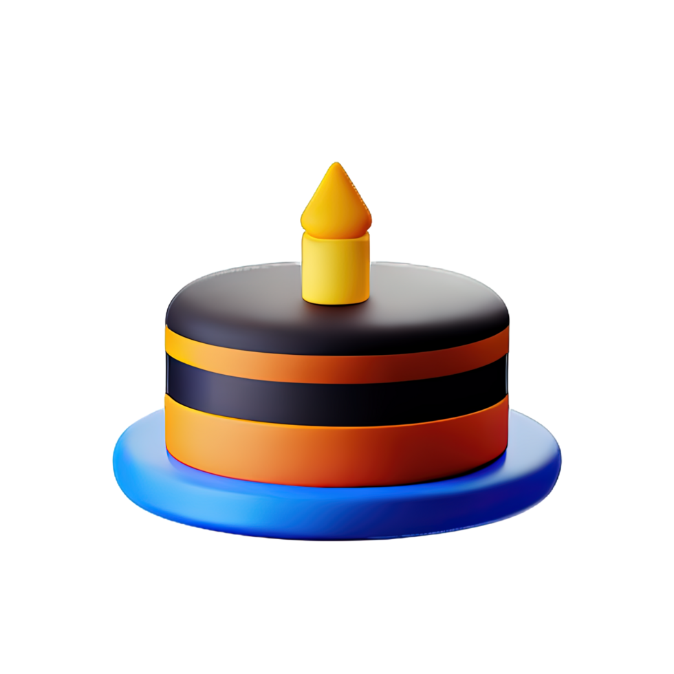 Cake 3D element png