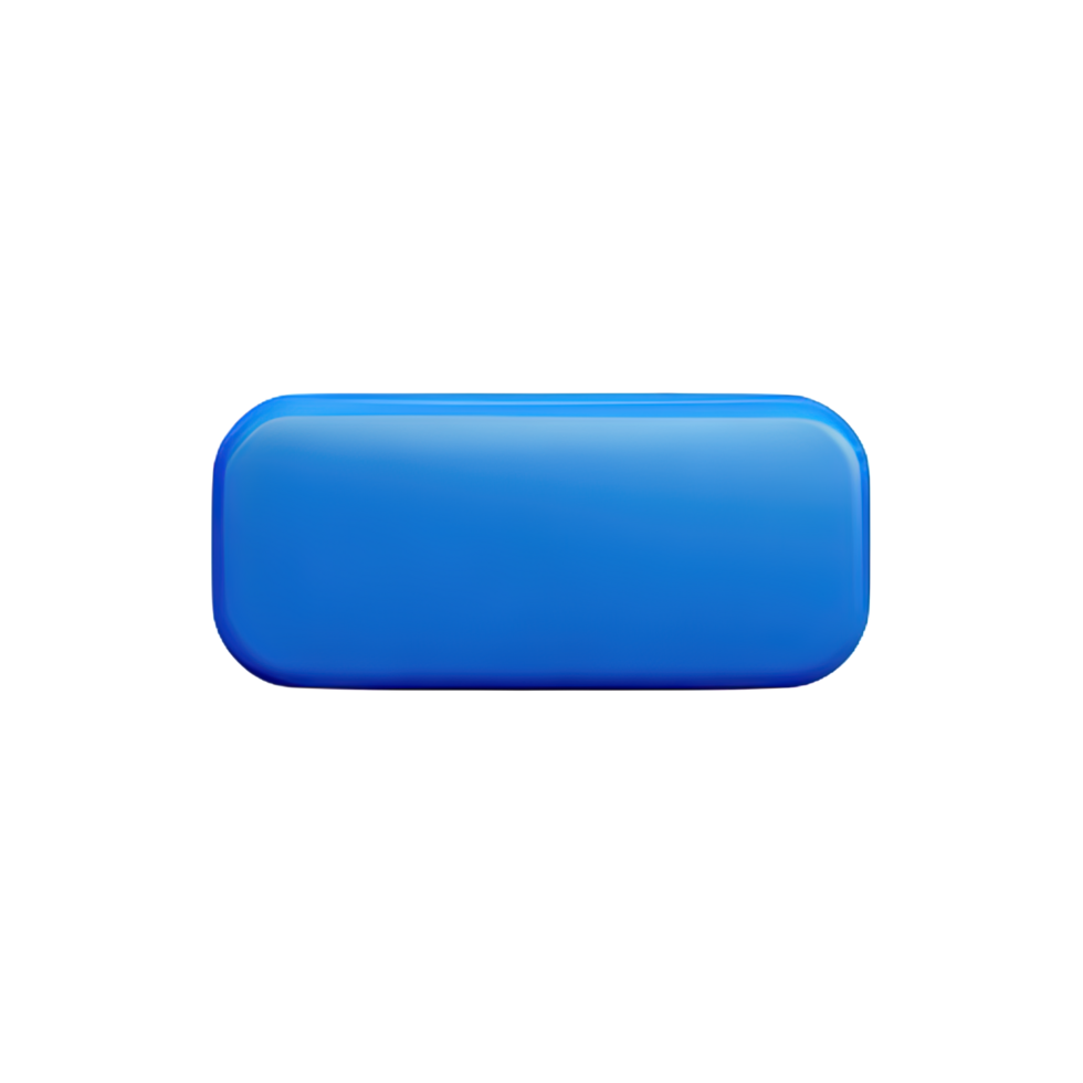 rectangle Button 3d element png