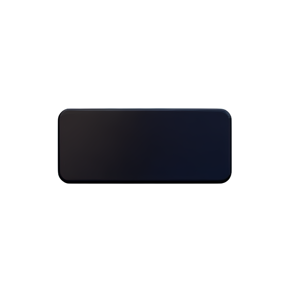 rectangle Button 3d element png