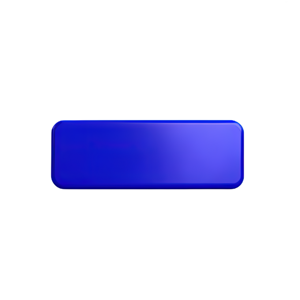 rectangle Button 3d element png