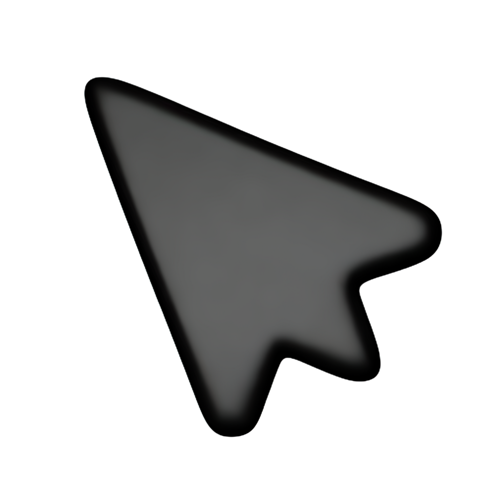 Cursor 3d element png