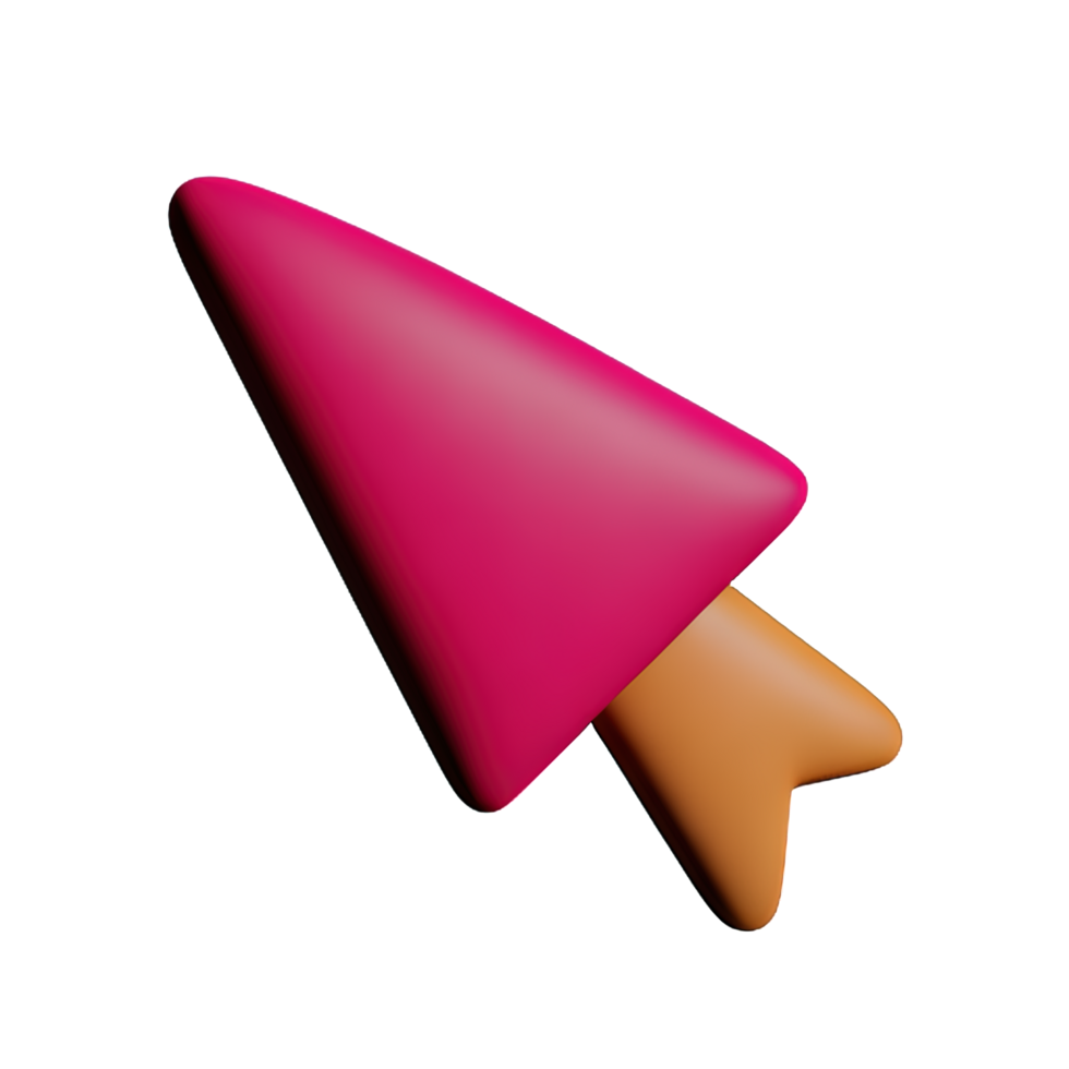 Cursor 3d element png
