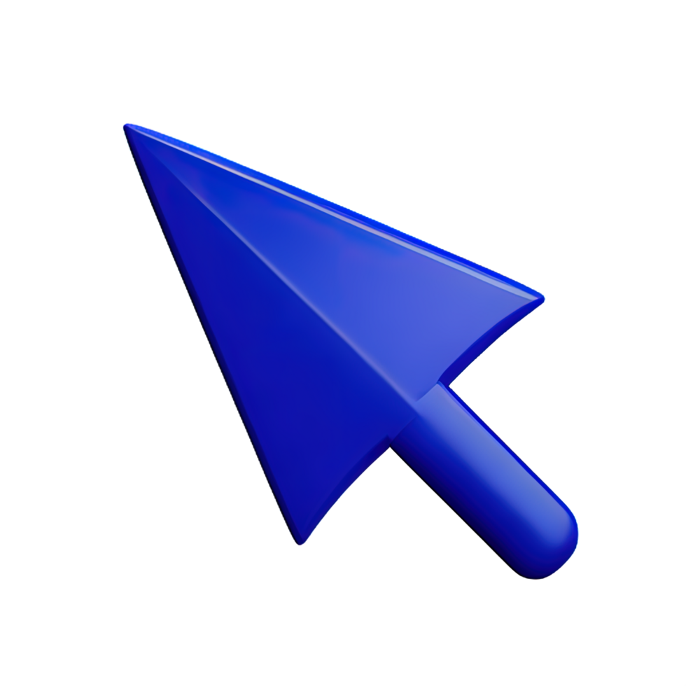 Cursor 3d element png