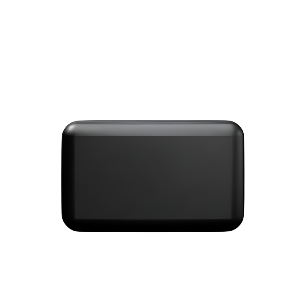 rectangle Button 3d element png