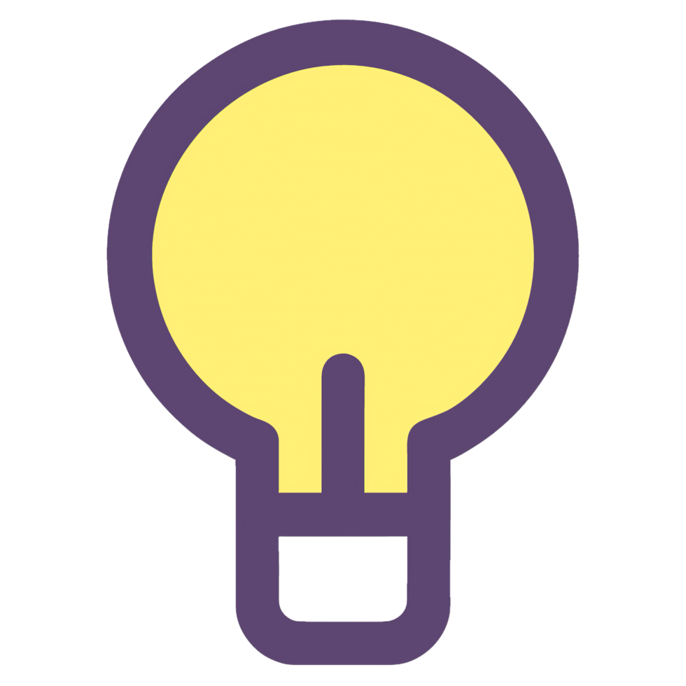 Bulb light icon png