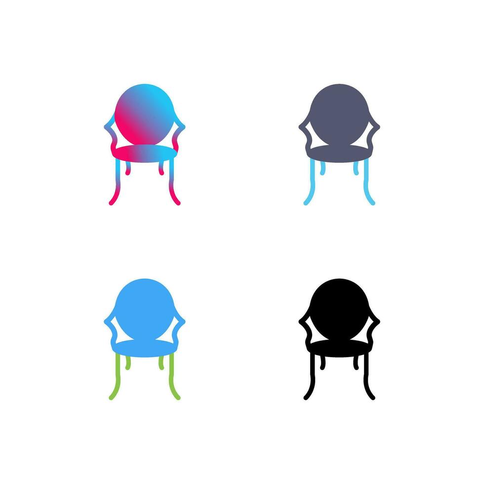 Ancient Chair Vector Icon