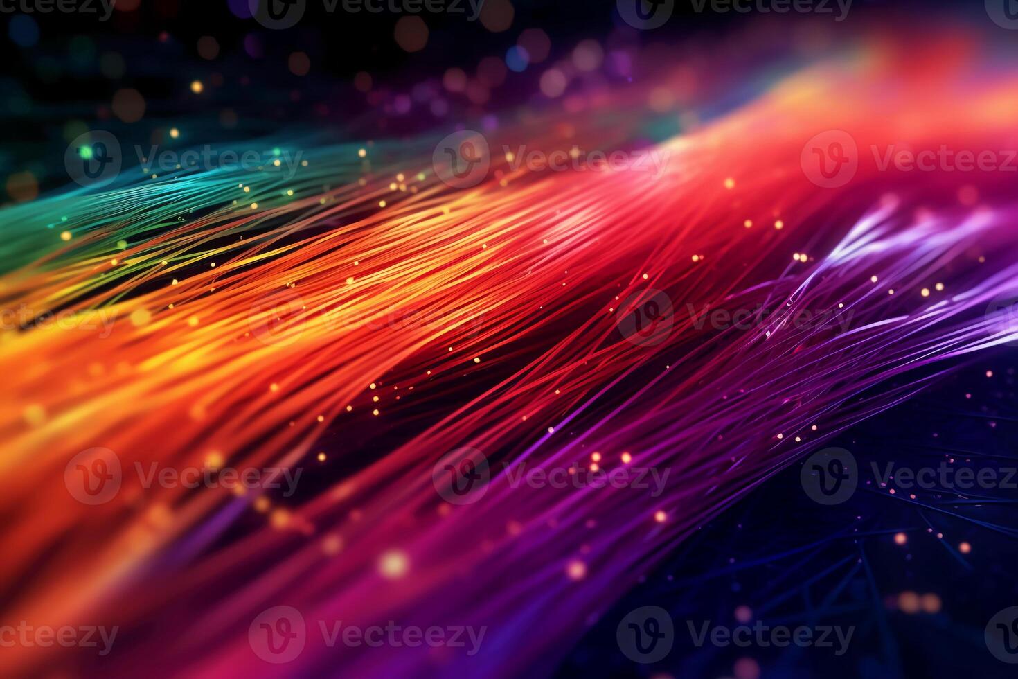 Network connection fiber optic, Abstract futuristic network lines background. photo