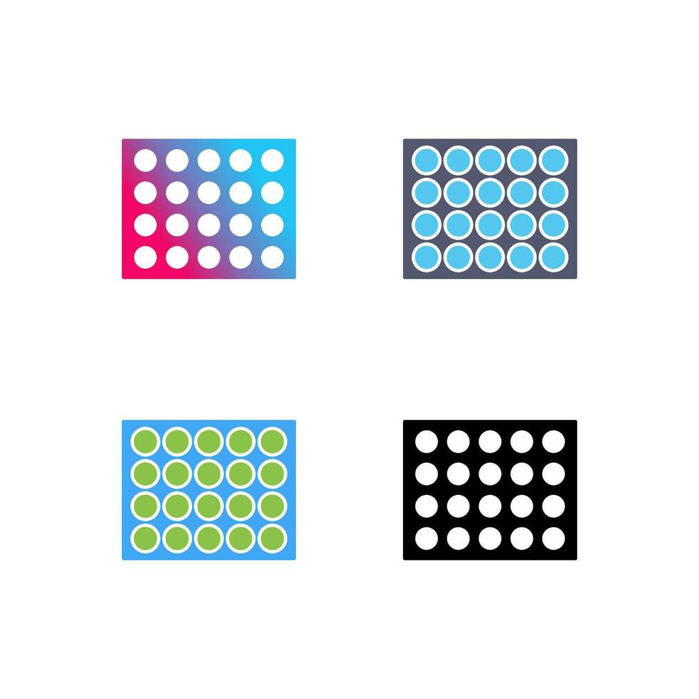 Colored Palette Vector Icon