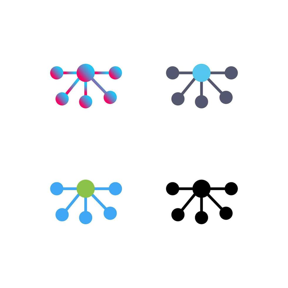 Nodes Vector Icon