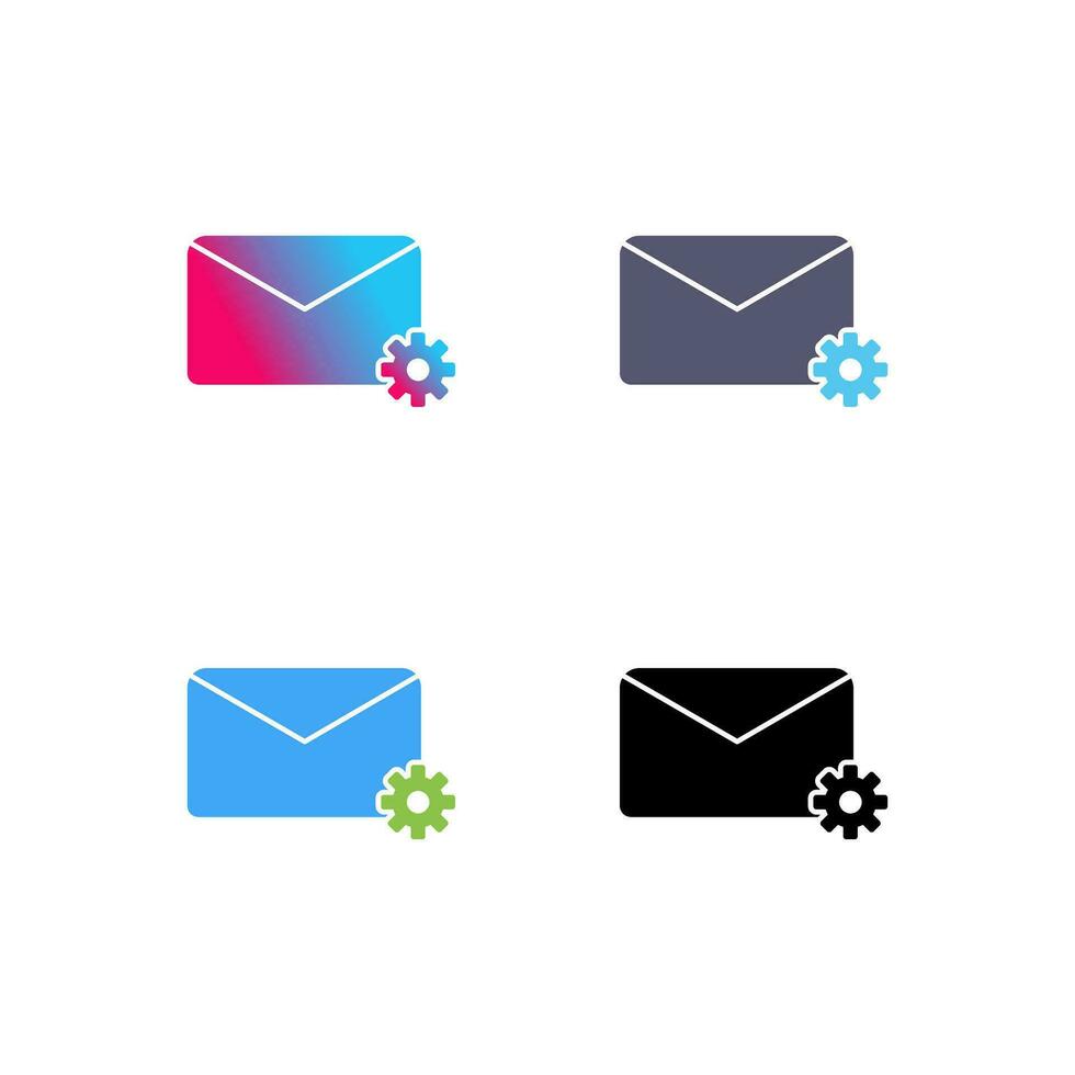 Message Settings Vector Icon