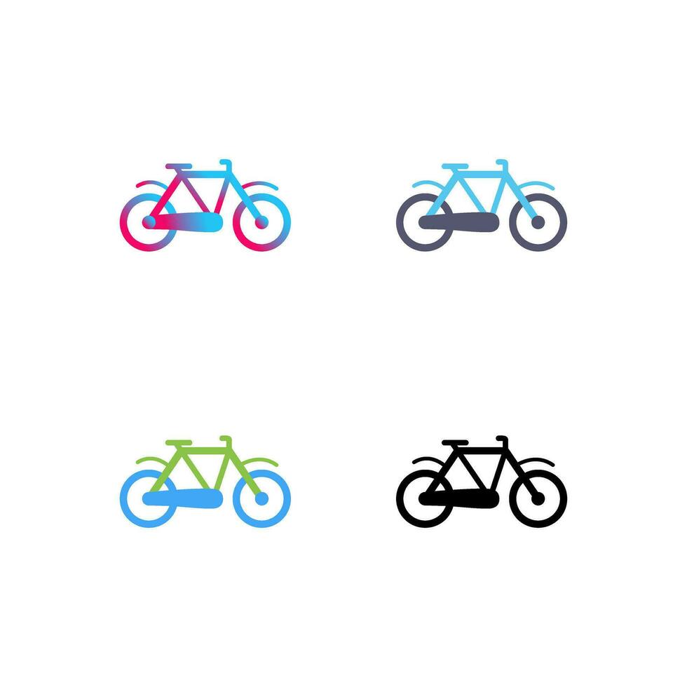 icono de vector de bicicleta