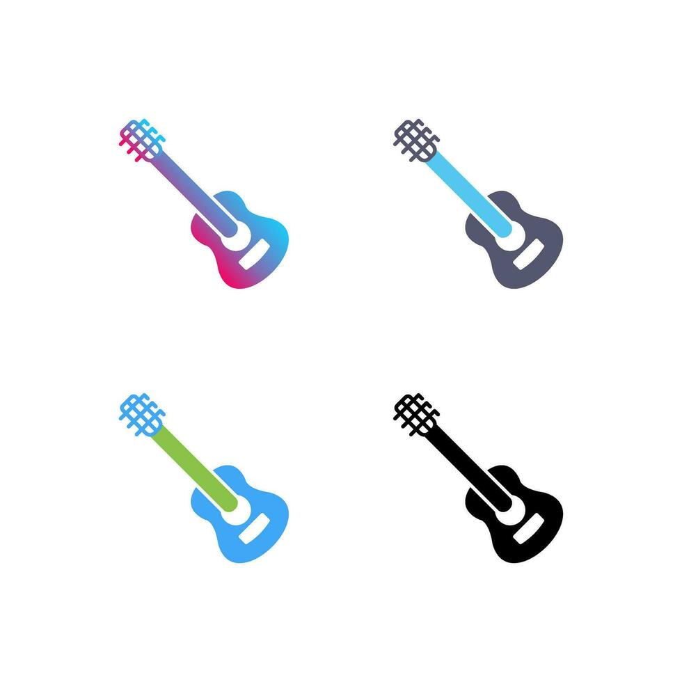 icono de vector de guitarra