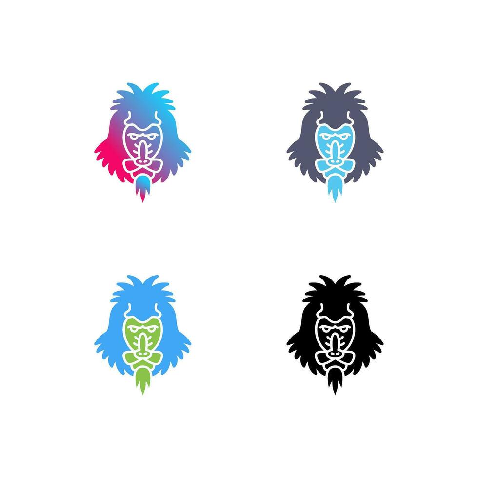 Mandrill Vector Icon