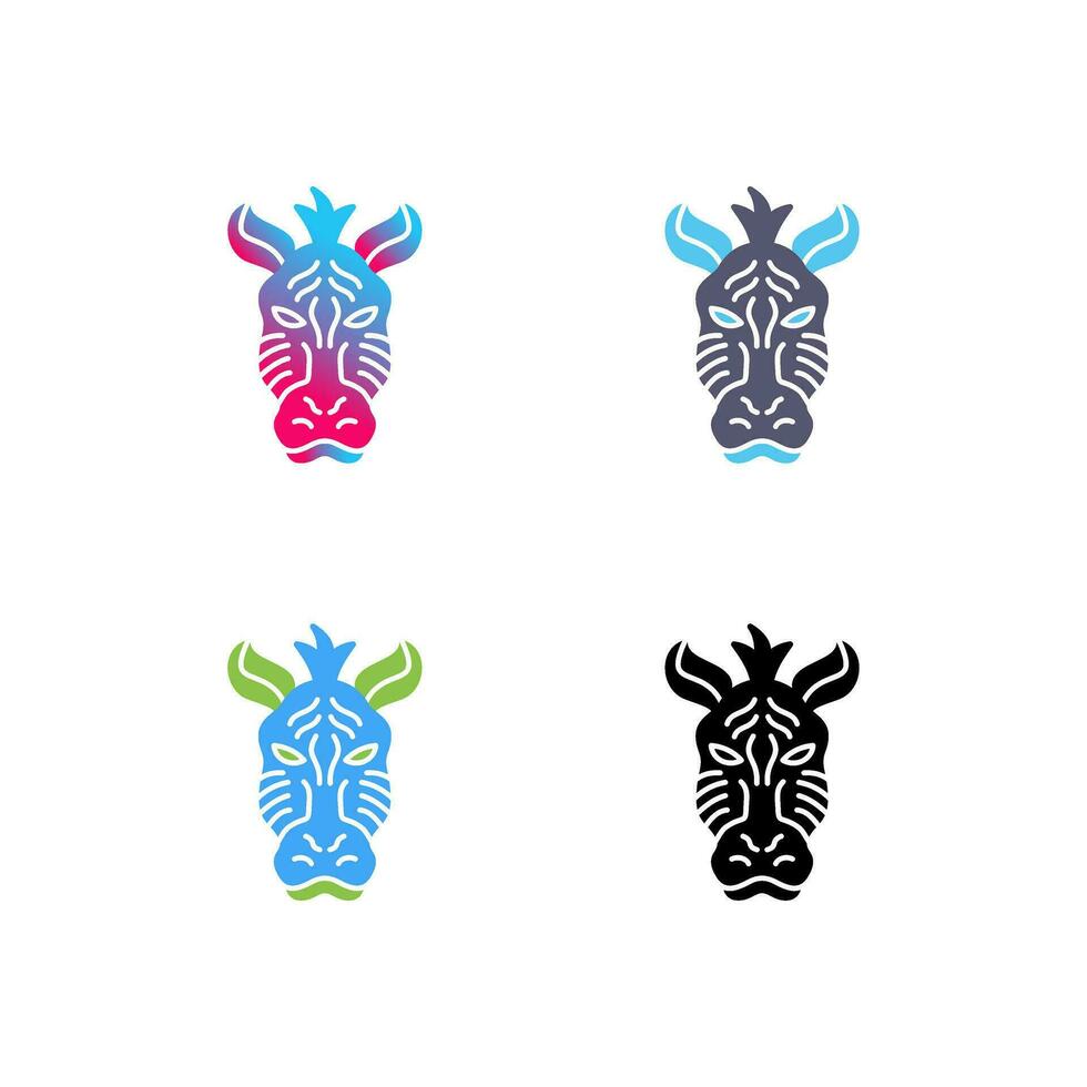Zebra Vector Icon