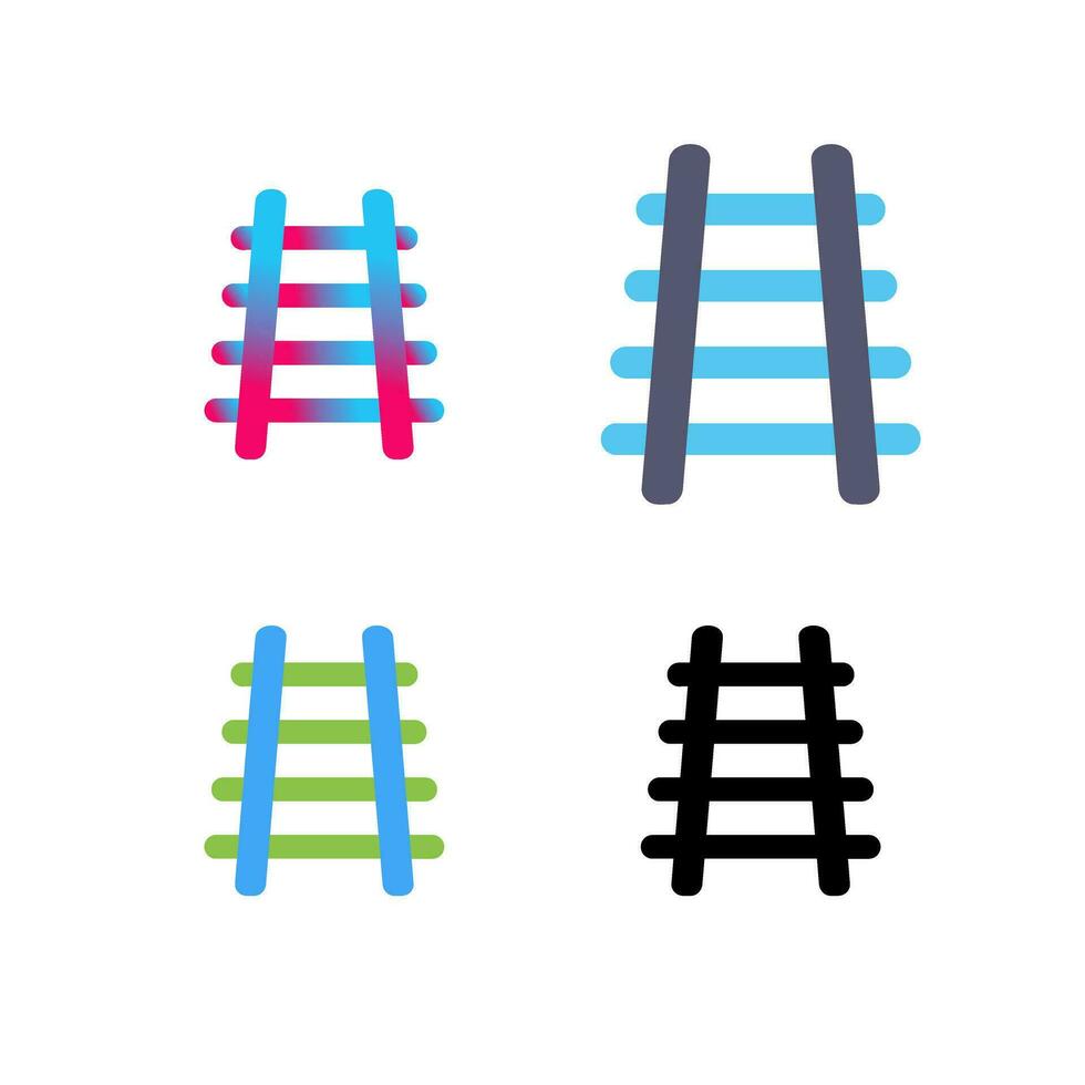Train Tracks Vector Icon