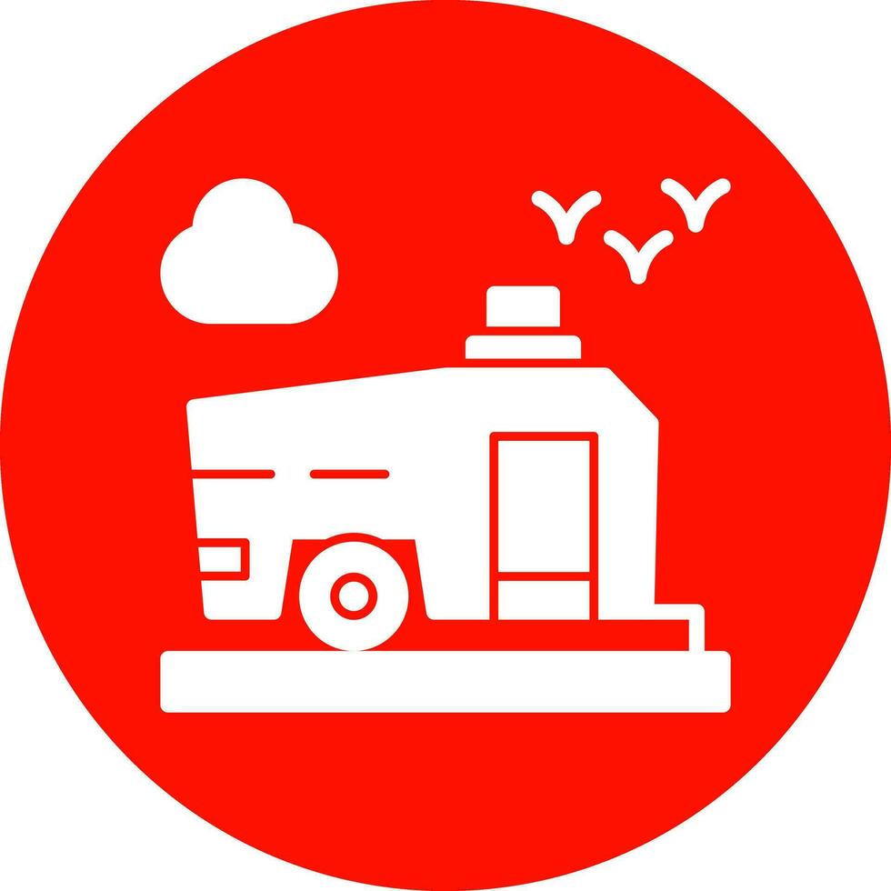 Caravan Vector Icon Design