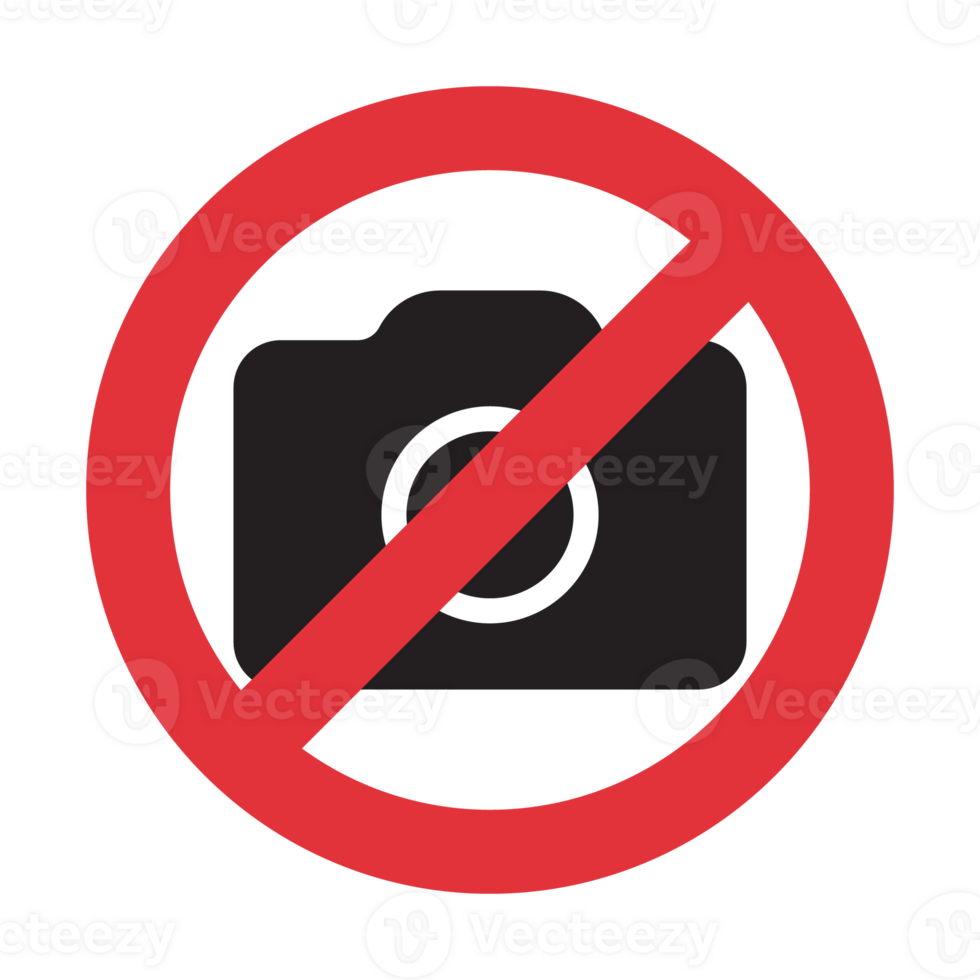 Prohibition No Photo Sign, No Photographing Prohibition Sign Symbol, No Video, No photography Icon, Do Not Take Photo Sign, Camera Icon With Red Circle, Prohibited Logo Pictogram png