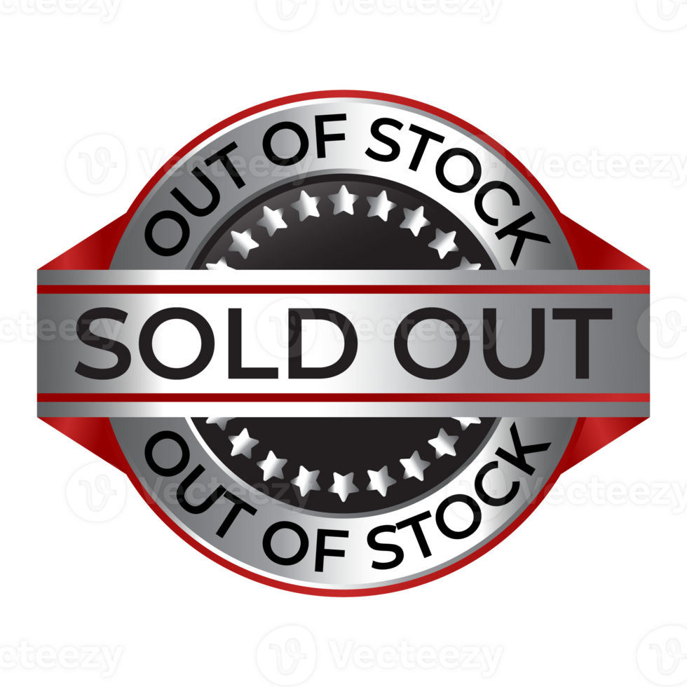 Glossy Sold Out Stamp, Sold Out Sign, Sold Out Rubber Stamp, Emblem, Logo, Rubber Stamp, Patch, Badge, Label, Seal, Symbol, Limited Stock, Out Of Stock Badge, Glossy 3D Badge png