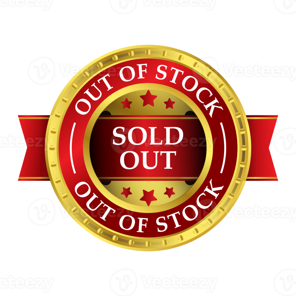 Glossy Sold Out Stamp, Sold Out Sign, Sold Out Rubber Stamp, Emblem, Logo, Rubber Stamp, Patch, Badge, Label, Seal, Symbol, Limited Stock, Out Of Stock Badge, Glossy 3D Badge png