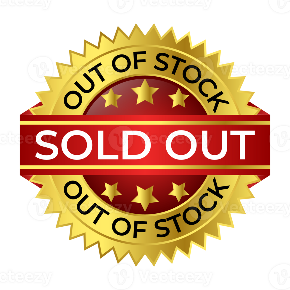 Glossy Sold Out Stamp, Sold Out Sign, Sold Out Rubber Stamp, Emblem, Logo, Rubber Stamp, Patch, Badge, Label, Seal, Symbol, Limited Stock, Out Of Stock Badge, Glossy 3D Badge png