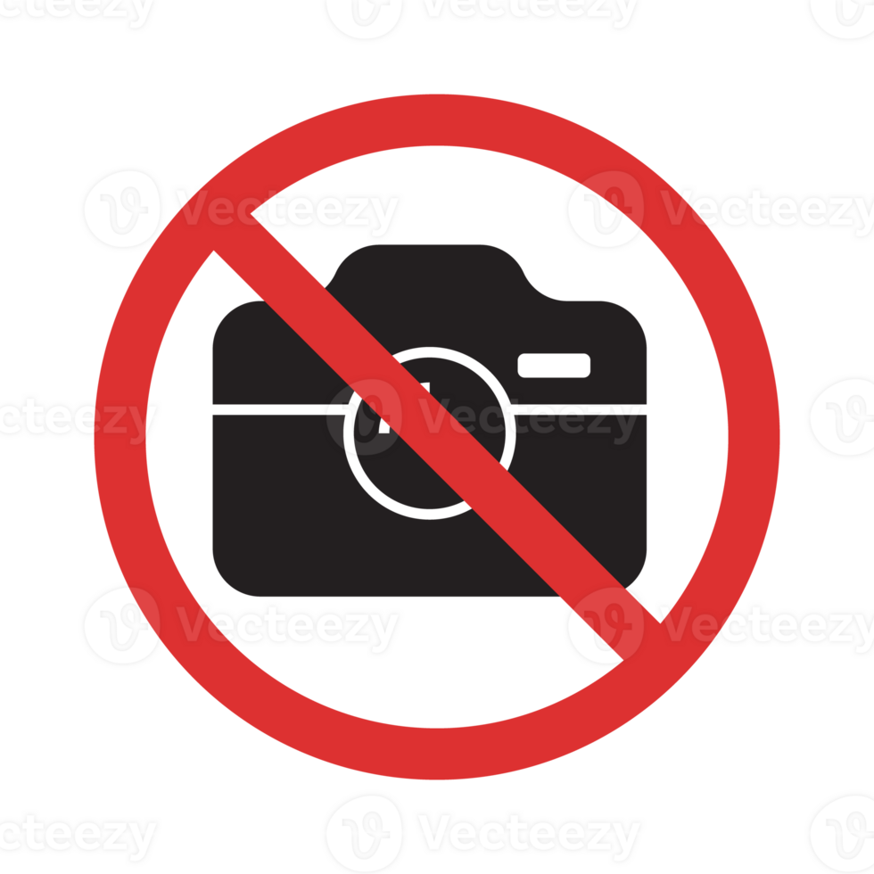 Prohibition No Photo Sign, No Photographing Prohibition Sign Symbol, No Video, No photography Icon, Do Not Take Photo Sign, Camera Icon With Red Circle, Prohibited Logo Pictogram png