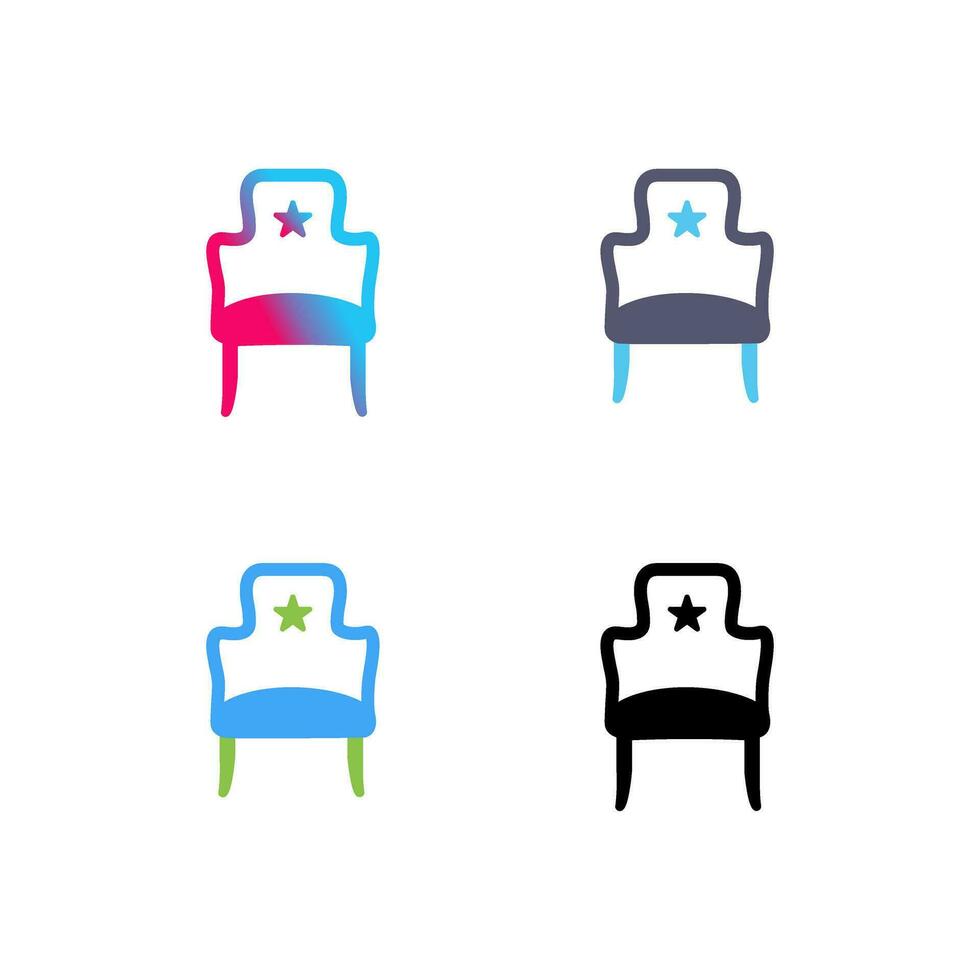 icono de vector de asiento