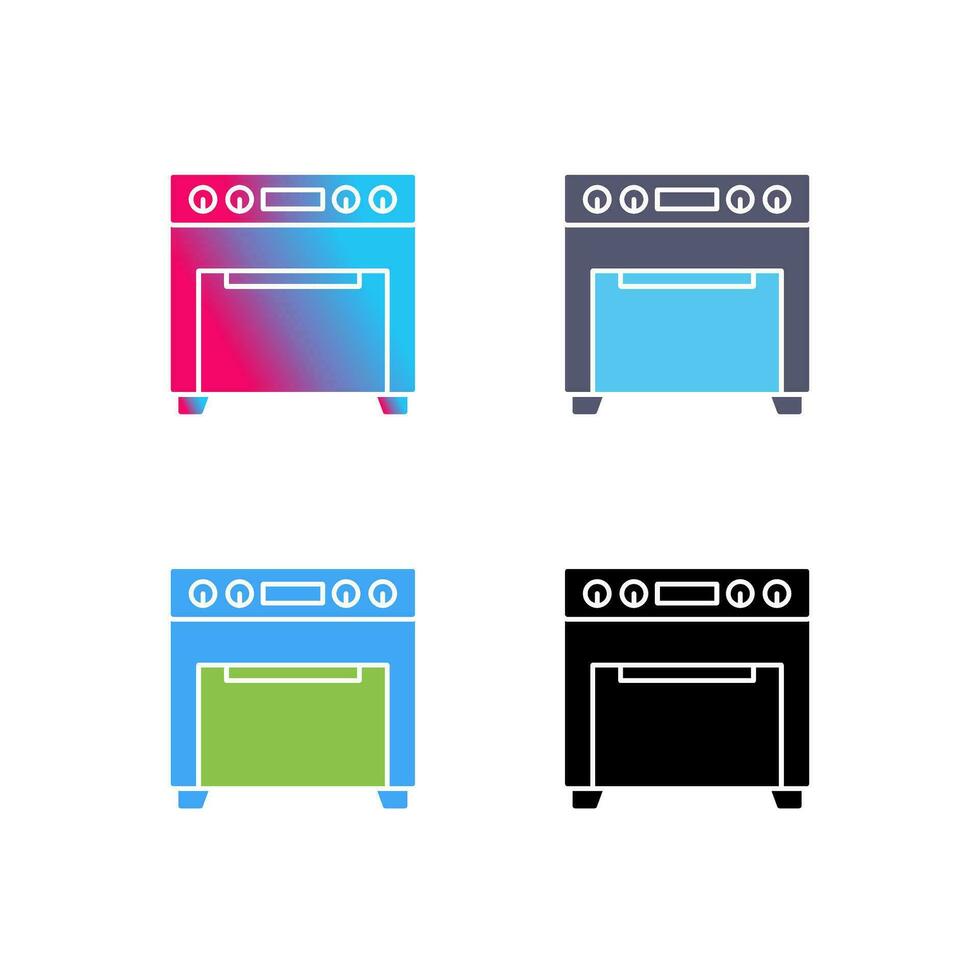 icono de vector de horno