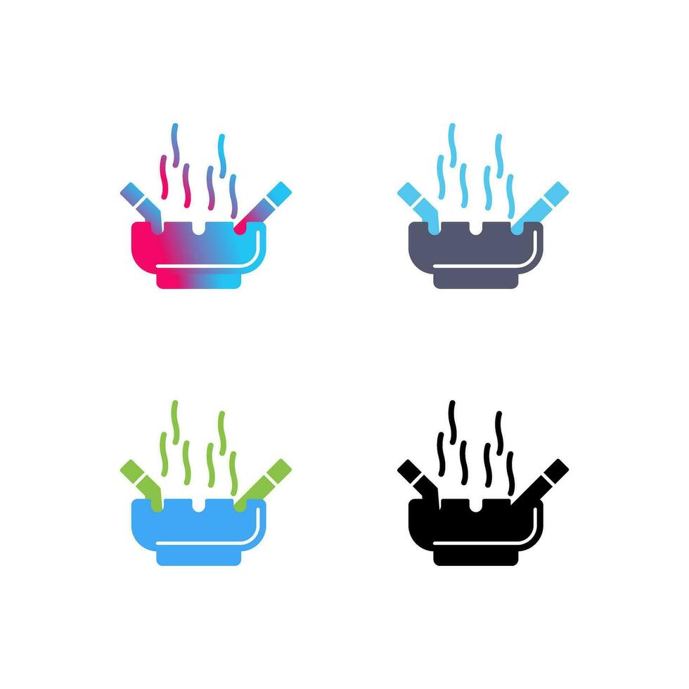Ashtray Vector Icon