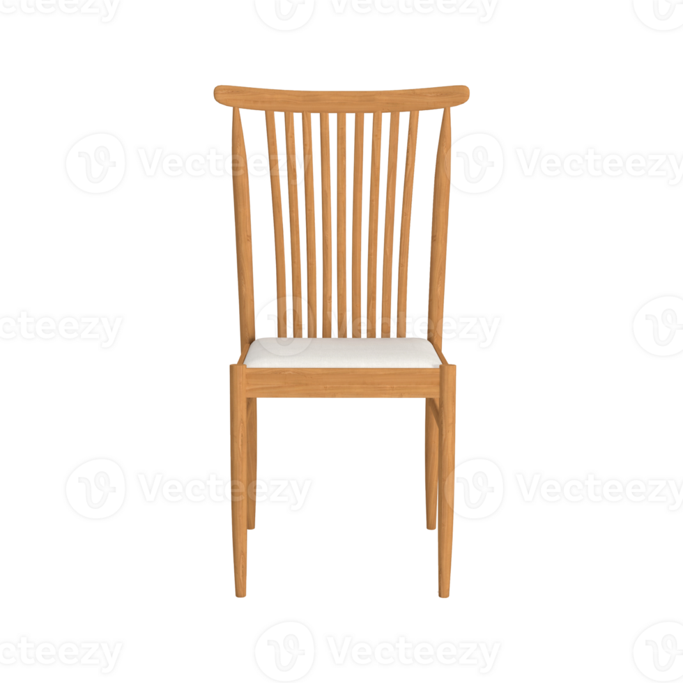 Armchair for home and office on a transparent background. isolated object png. 3D rendering png