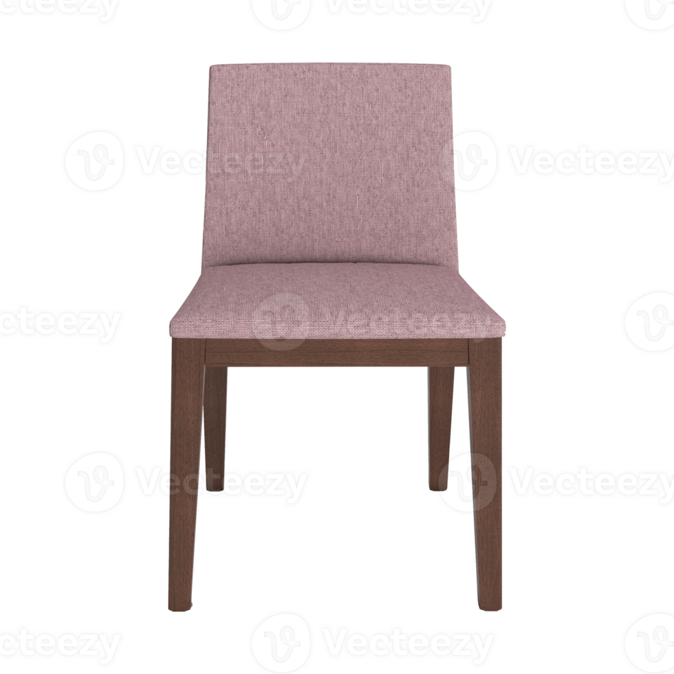 Armchair for home and office on a transparent background. isolated object png. 3D rendering png