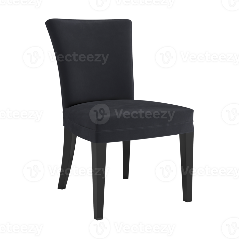 Armchair for home and office on a transparent background. isolated object png. 3D rendering png