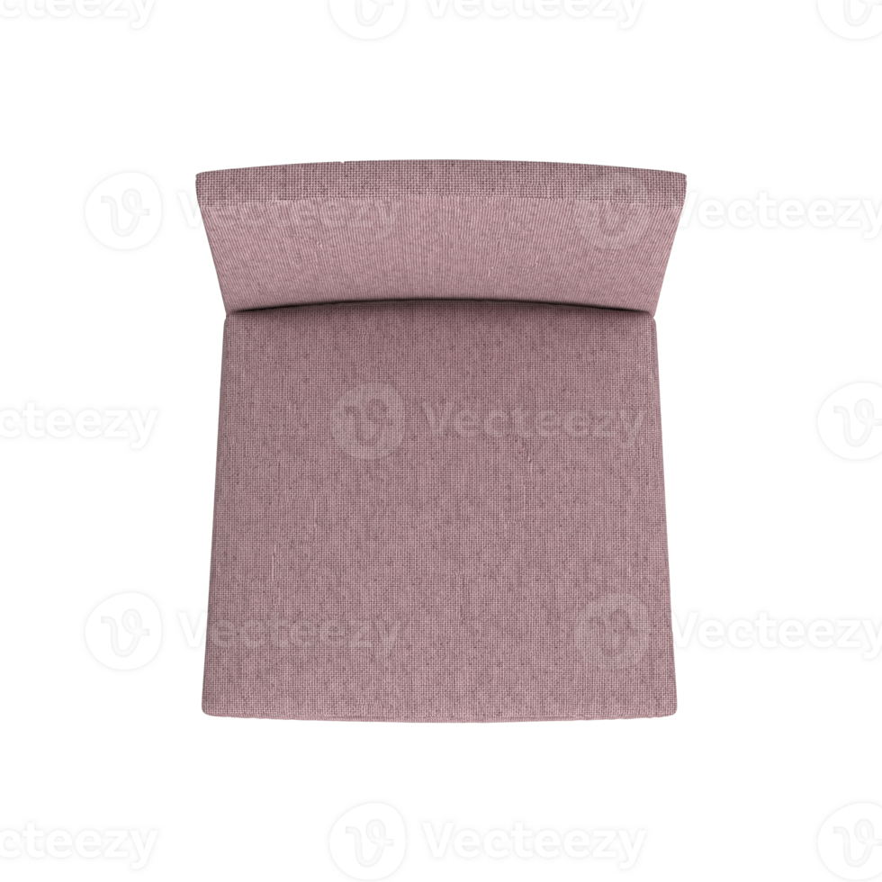 Armchair for home and office on a transparent background. isolated object png. 3D rendering png