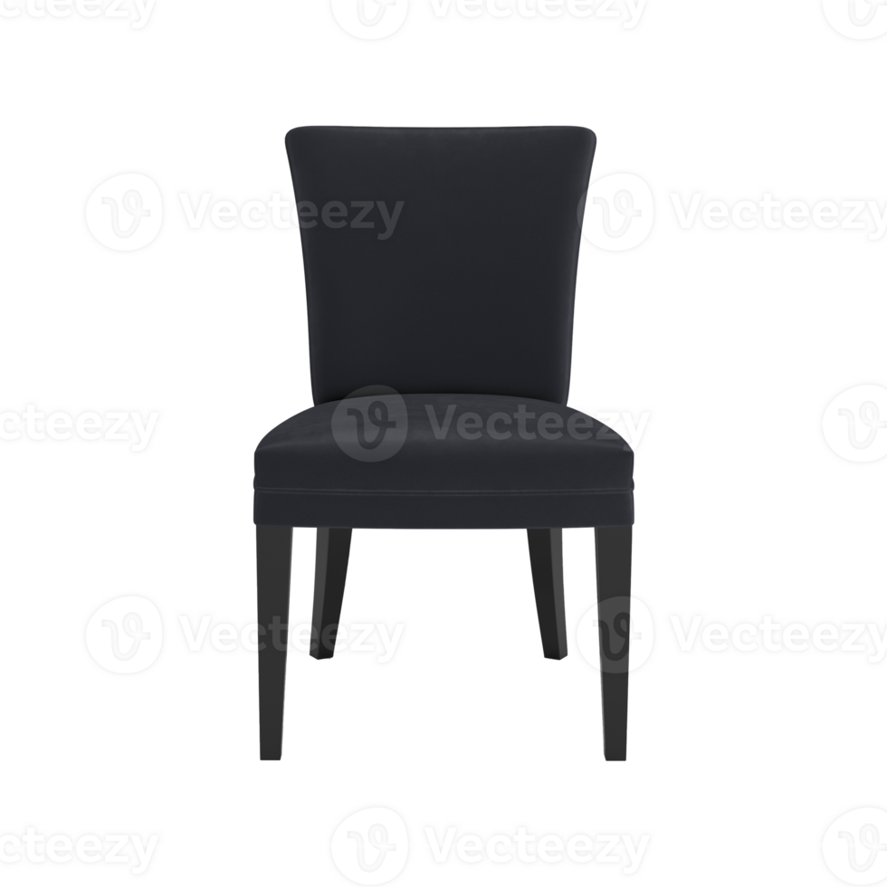 Armchair for home and office on a transparent background. isolated object png. 3D rendering png