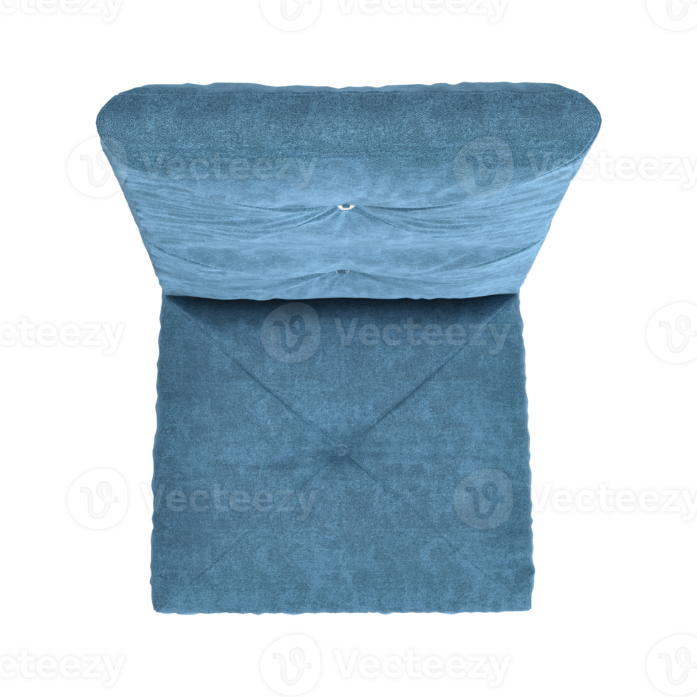 Armchair for home and office on a transparent background. isolated object png. 3D rendering png