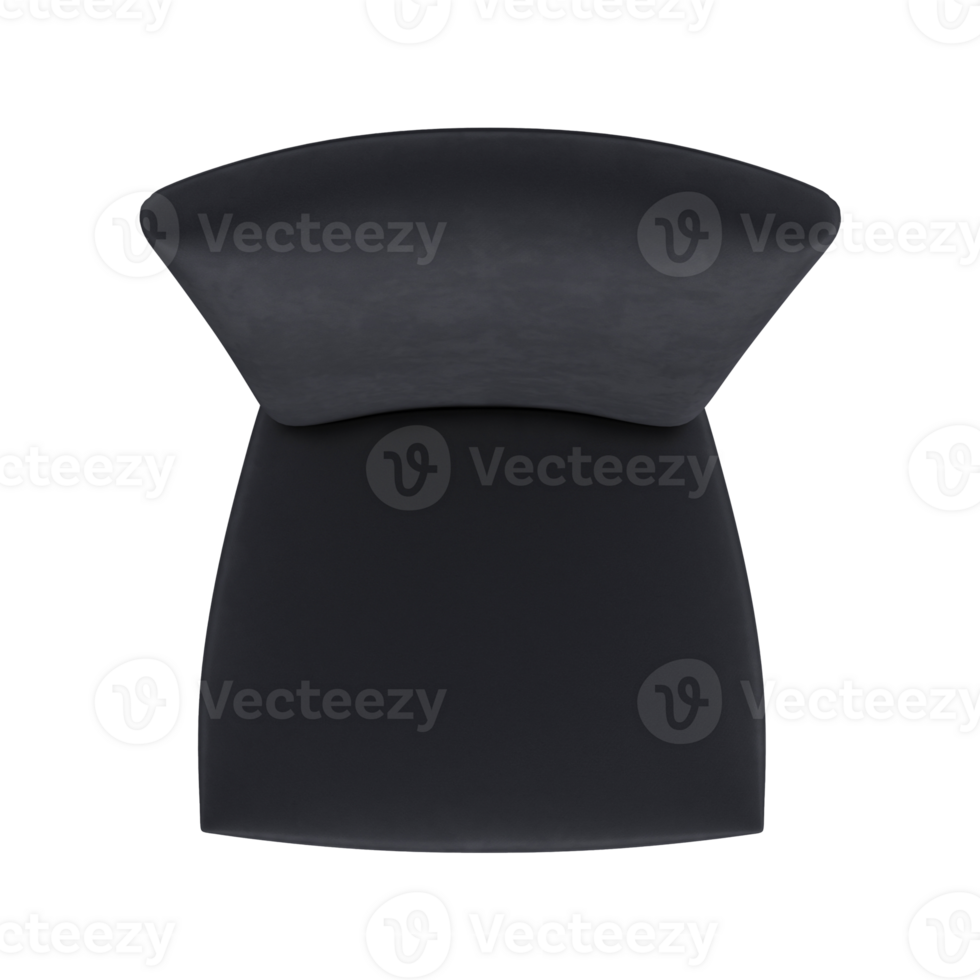 Armchair for home and office on a transparent background. isolated object png. 3D rendering png