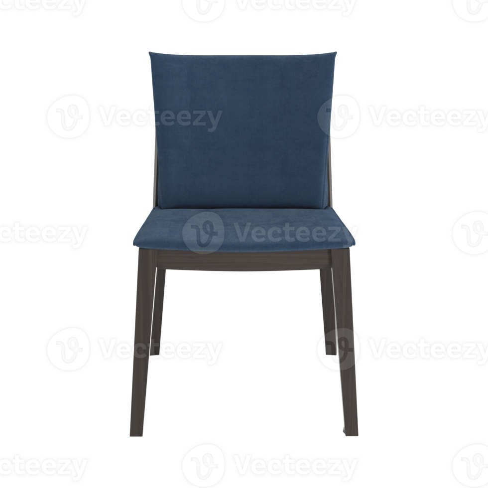 Armchair for home and office on a transparent background. isolated object png. 3D rendering png