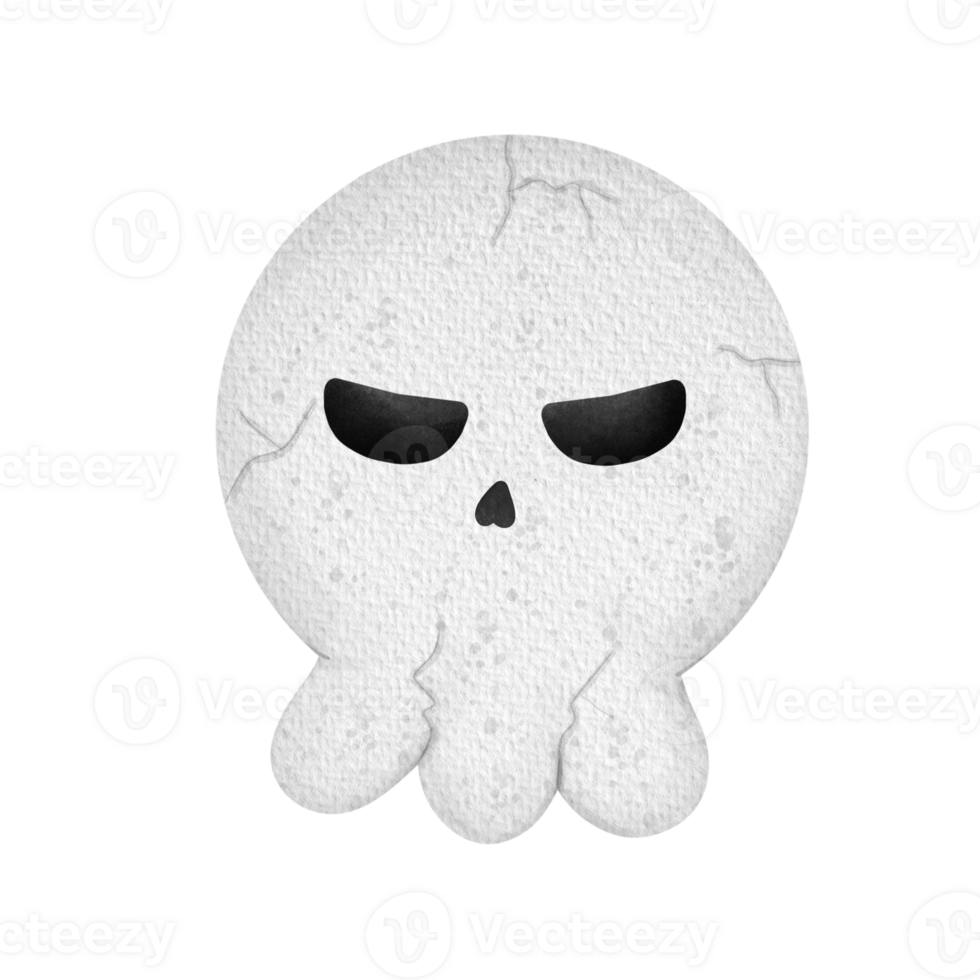 Halloween skull cute png