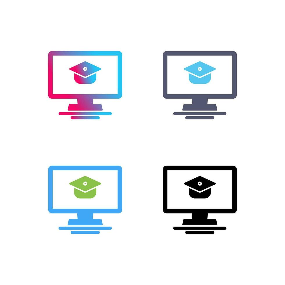 Online Course Vector Icon