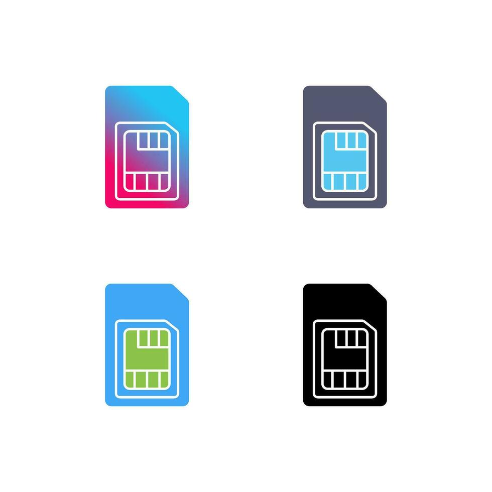 Sim Card Vector Icon