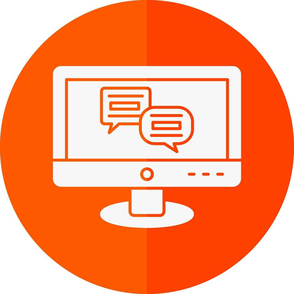 Conversation Vector Icon Design