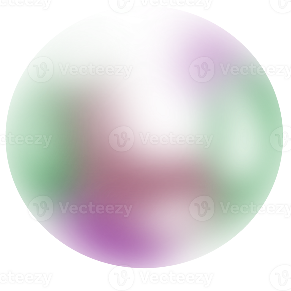 Bubble foam in the colorful minimal png