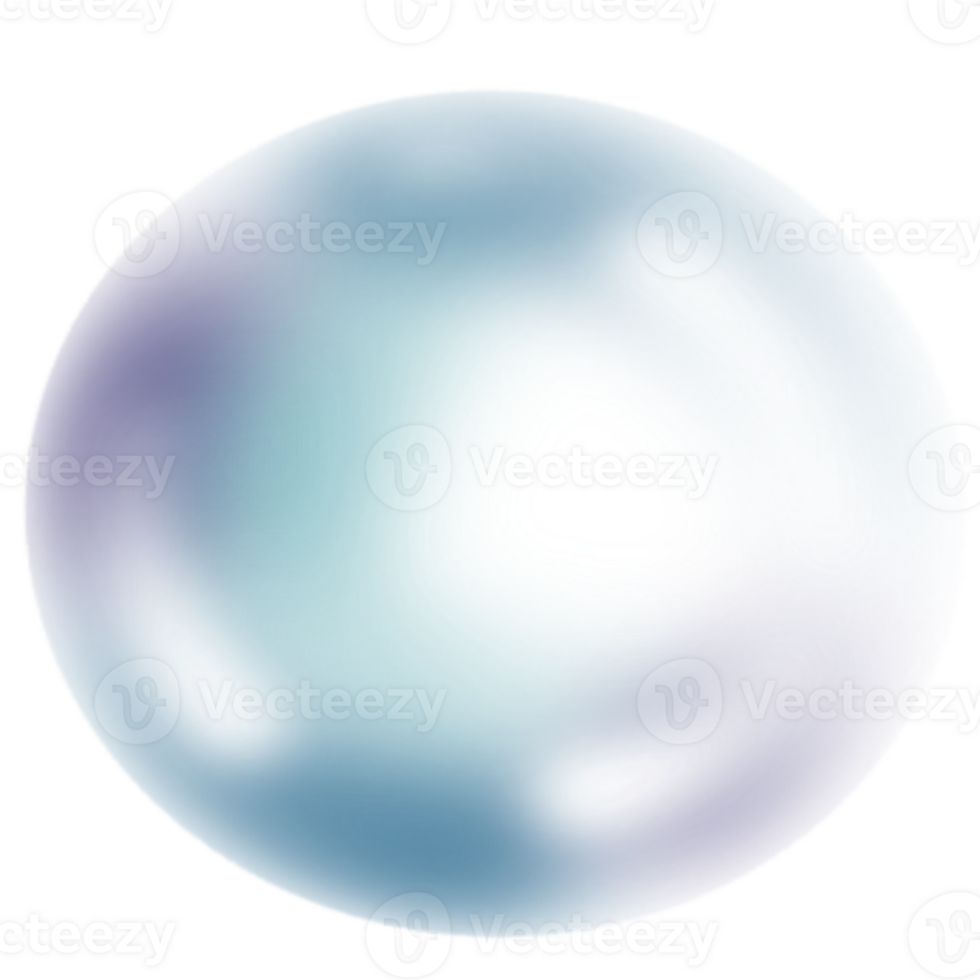 Bubble foam in the colorful minimal png